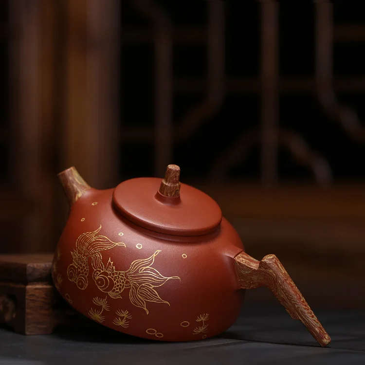 Песочная чайная посуда Золотая бутылка для рисования руды и цемента подвесная