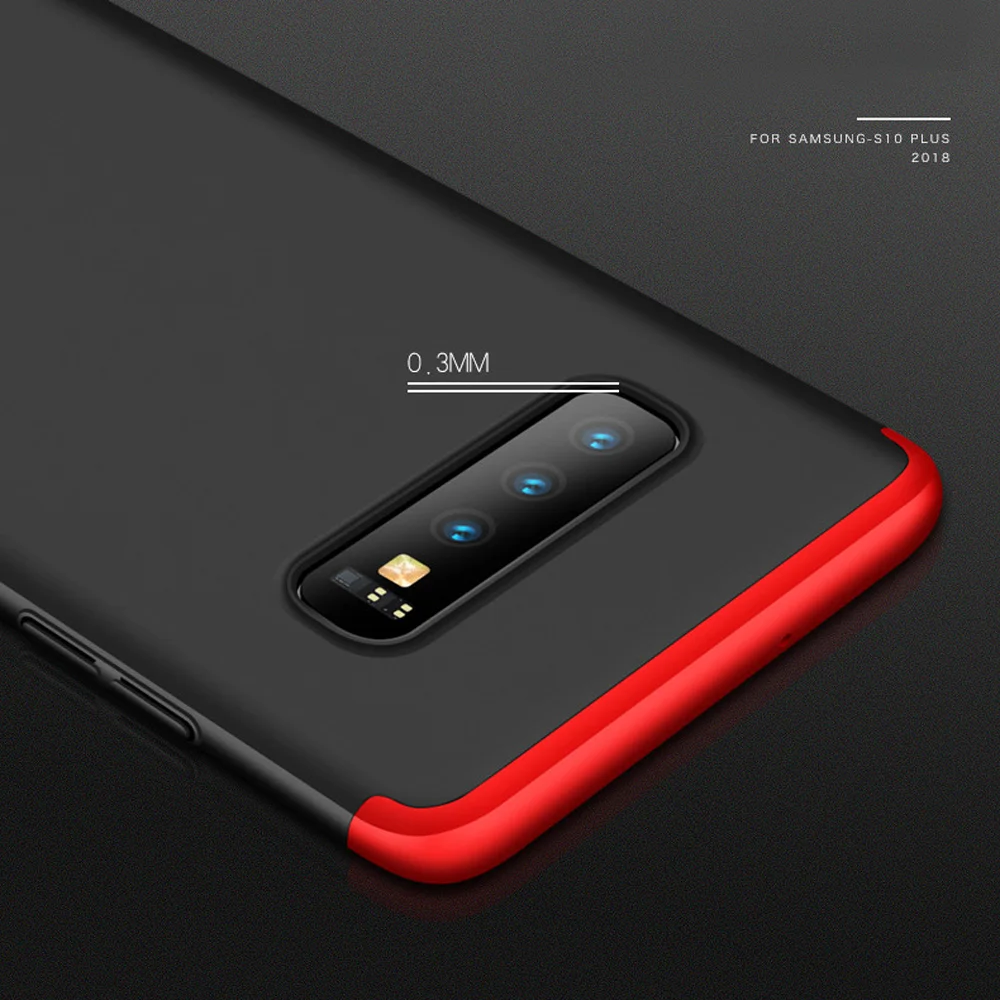 Для Samsung Galaxy S10 + Plus 5G 3 в 1 полноразмерный защитный противоударный Гибридный