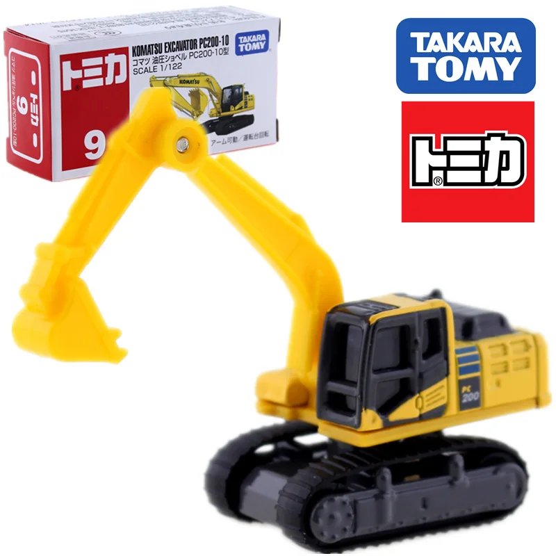 Takara Tomy Tomica мир Komatsu экскаватор PC200-10 строительная техника № 9 alien литья под давлением модели автомобиля игрушки Поп Детские игрушки для детей