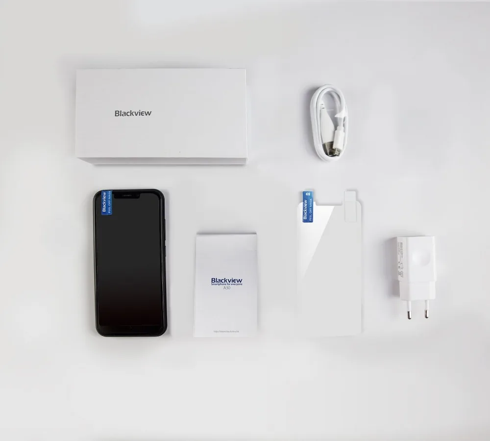 Blackview A30 смартфон с 5 дюймовым дисплеем четырёхъядерным процессором MTK6580A ОЗУ 2 Гб