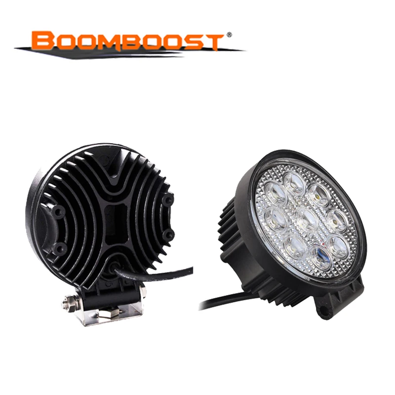 

2PCS 4 Inch 27W LED 12V 24V Round LED Driving Work Light Spot/Flood Beam For SUV ATV Car Boat Truck 4X4 Offroad Motorcycle