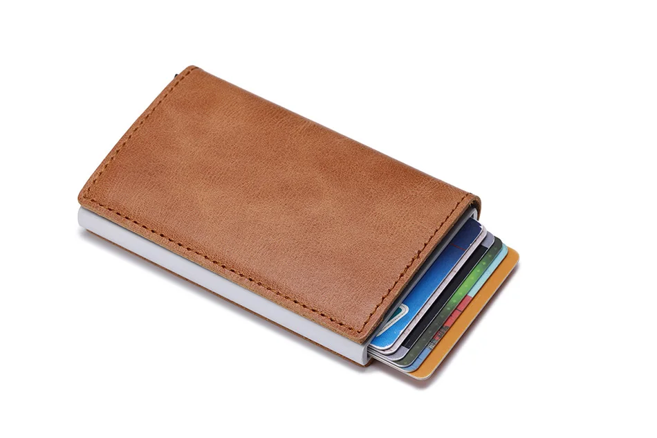 DIENQI Rfid мужской кошелек из натуральной кожи, держатель для карт, маленькие тонкие кошельки, мужской мини тонкий кошелек, волшебный кошелек для денег, Валет, новинка