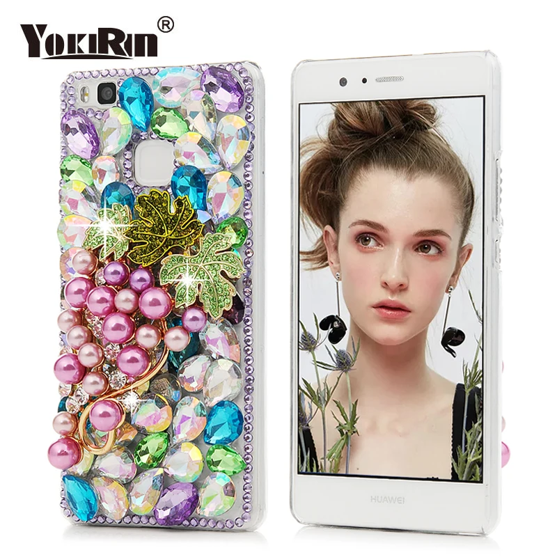 YOKIRIN 3D побрякушки Кристалл Алмаз Стразы чехол для телефона huawei P8 Lite 2017 P9 P10 Moto G4 G5