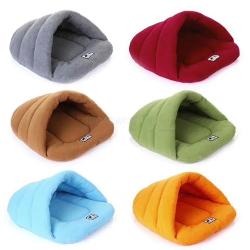 Зимнее гнездо для домашних питомцев Лежанка кошек и собак мягкий теплый домик