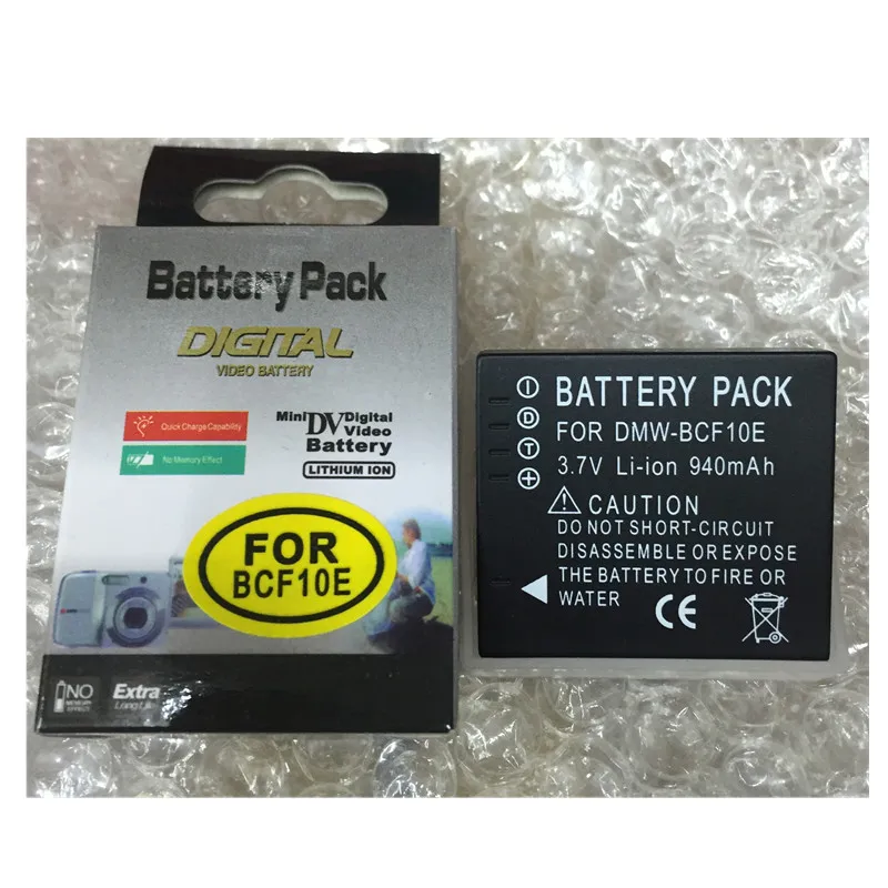 DMW-BCF10E DMW BCF10E литиевый аккумулятор для цифровой камеры Panasonic Lumix DMC-FX65P DMC FX65S FP8G DMC-FP8P