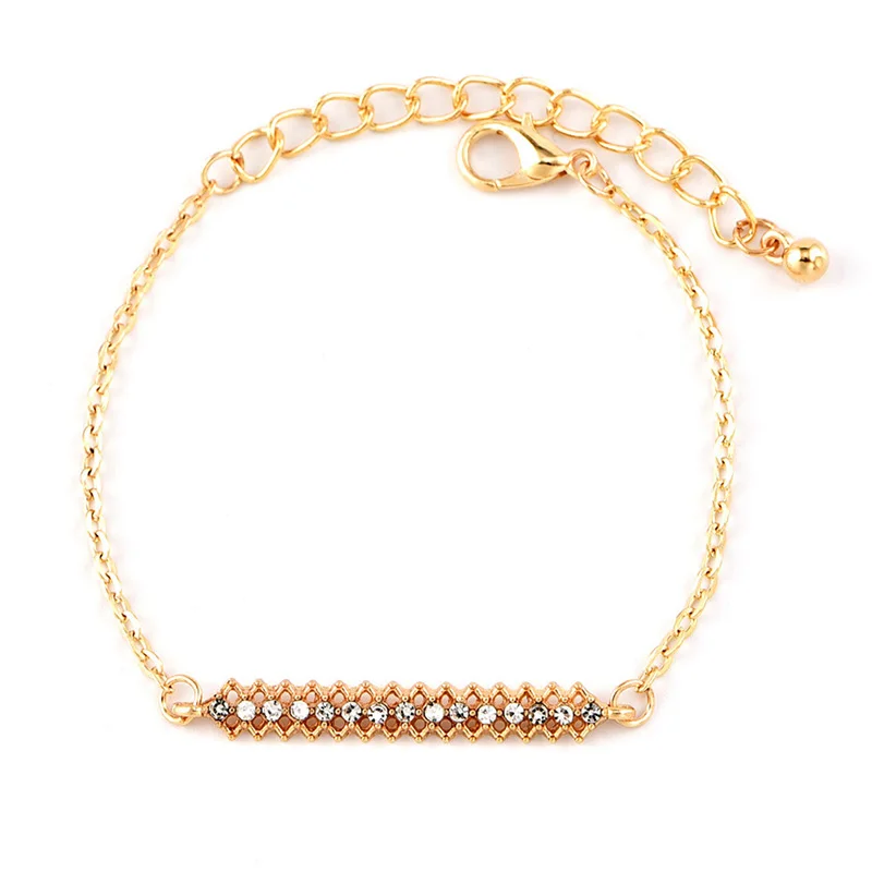 4 шт./компл. Мода Boho круглый нерегулярные Регулируемый золотой браслет набор для