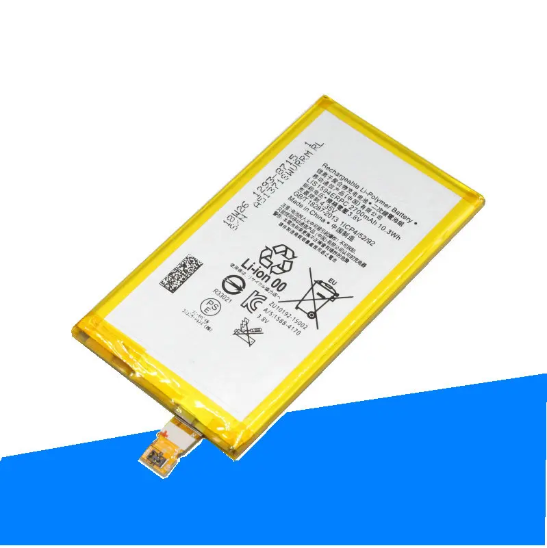 ISkyamS 10 шт./лот 2700 мАч LIS1594ERPC Сменный аккумулятор для Sony Z5 compact Z5C mini E5803 E5823