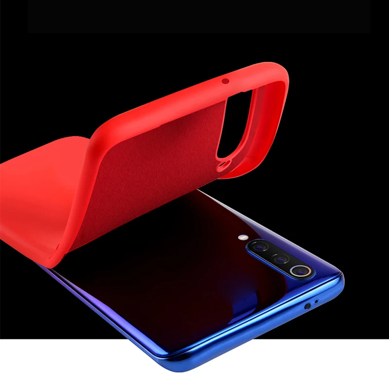 Роскошные мягкие чехлы из жидкого силикона для Xiaomi mi 9 mi9 SE противоударные Чехлы 8