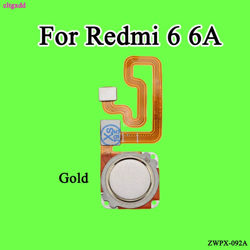 Cltgxdd для Xiaomi Redmi 6A сканер отпечатков пальцев кнопка домой гибкий кабель сенсорный