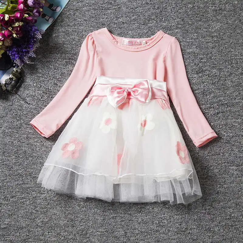 Одежда для новорожденных девочек 1 год vestido infantil fille Хлопковое платье с цветочным