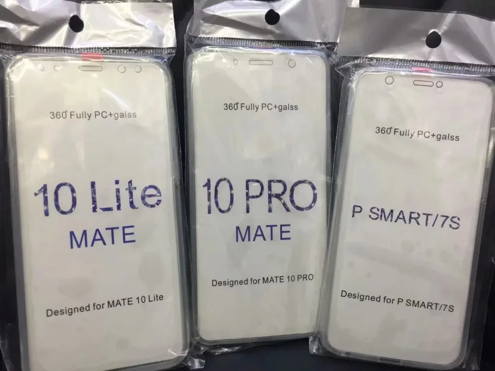 Чехол для Huawei P Smart 2019 Y9 Honor 10 Lite Mate 20 Pro 360 градусов полное покрытие корпуса Жесткий