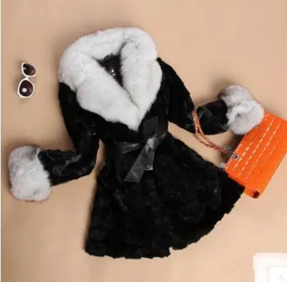 Женская длинная куртка из искусственного меха Размеры S/9Xl | одежда