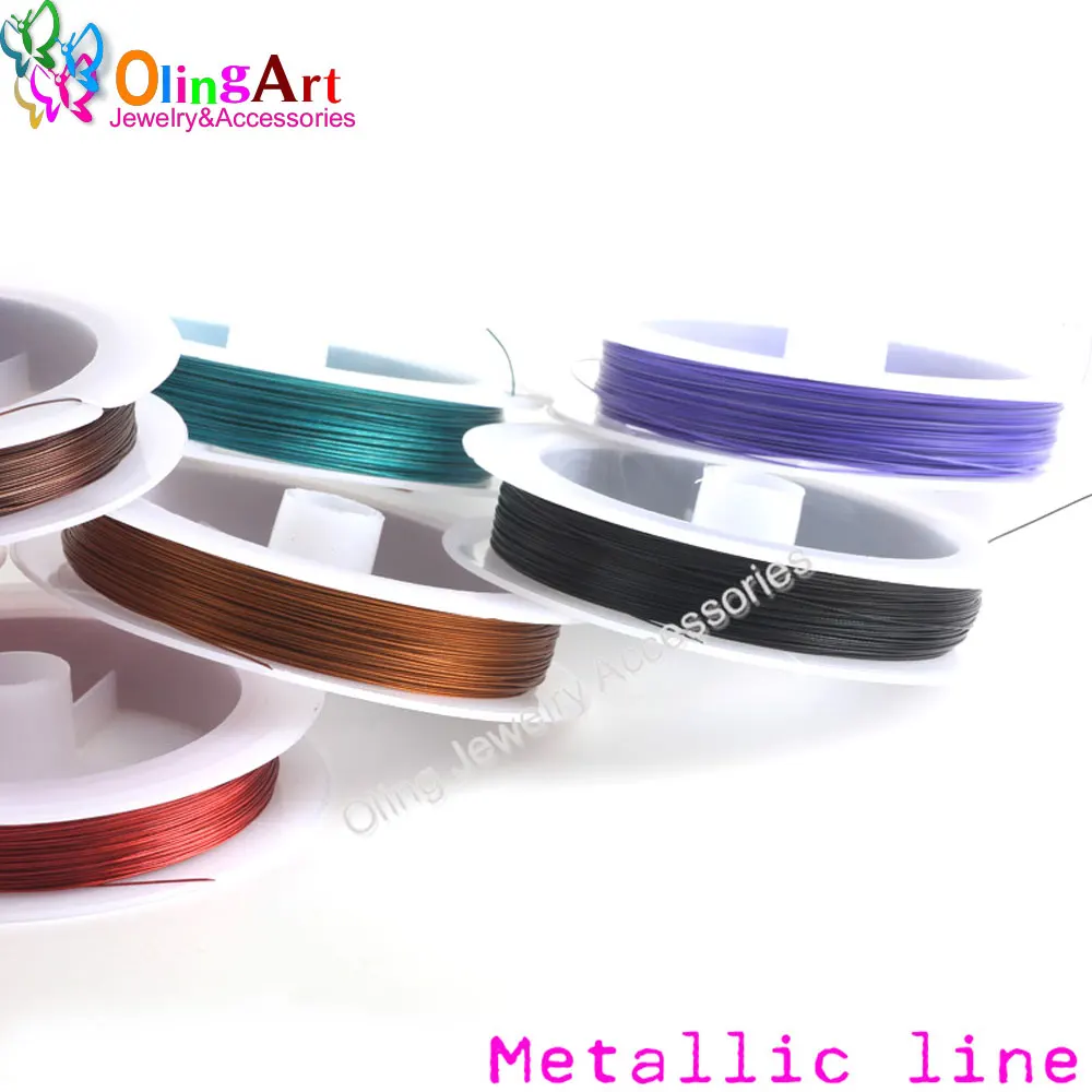 OlingArt 60 м * 0 38 мм 1/рулон эмалированный Тигриный хвост тросы аксессуары линия