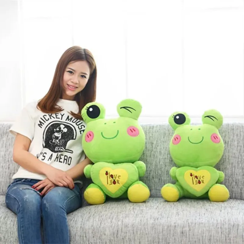 Детская плюшевая игрушка лягушка 45 см 2016 дюйма|birthday gift|frog dollsplush toys |