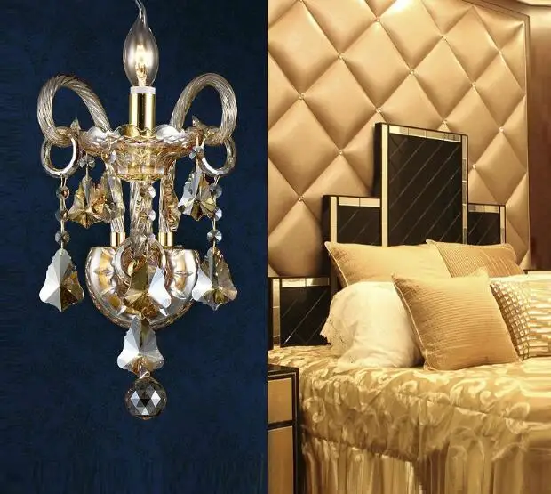 Хрустальная настенная лампа роскошный современный светильник для гостиной K9