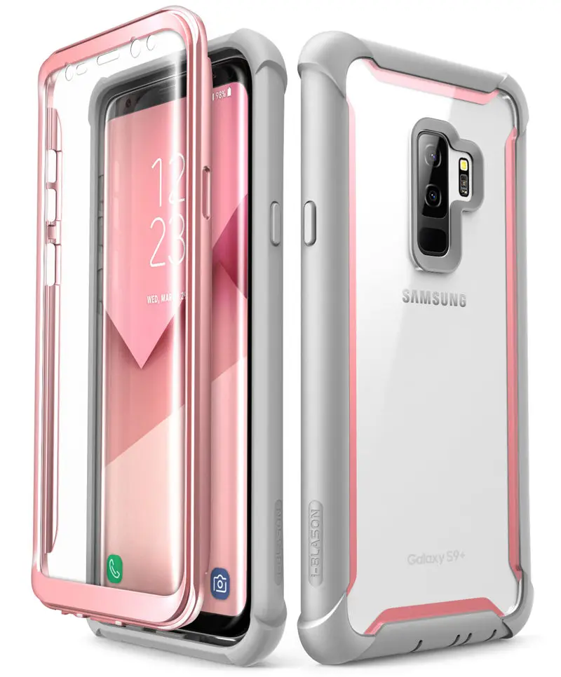 Для samsung Galaxy S9 Plus чехол выпуск i-Blason Ares полный корпус Прочный Прозрачный Бампер чехол со встроенной защитной пленкой
