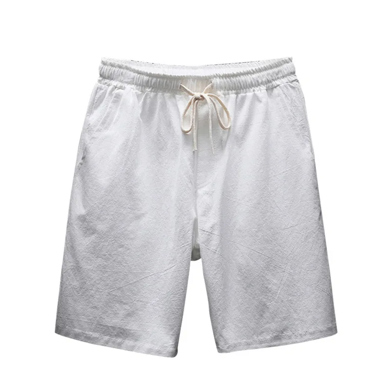 CYSINCOS мужской комплект на пуговицах льняные шорты Мужская брендовая мужская