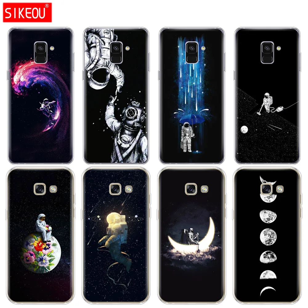 Силиконовый чехол для телефона Samsung Galaxy A6 A8 2018 A3 A310 A5 A510 A7 2016 2017 новейший рисунок