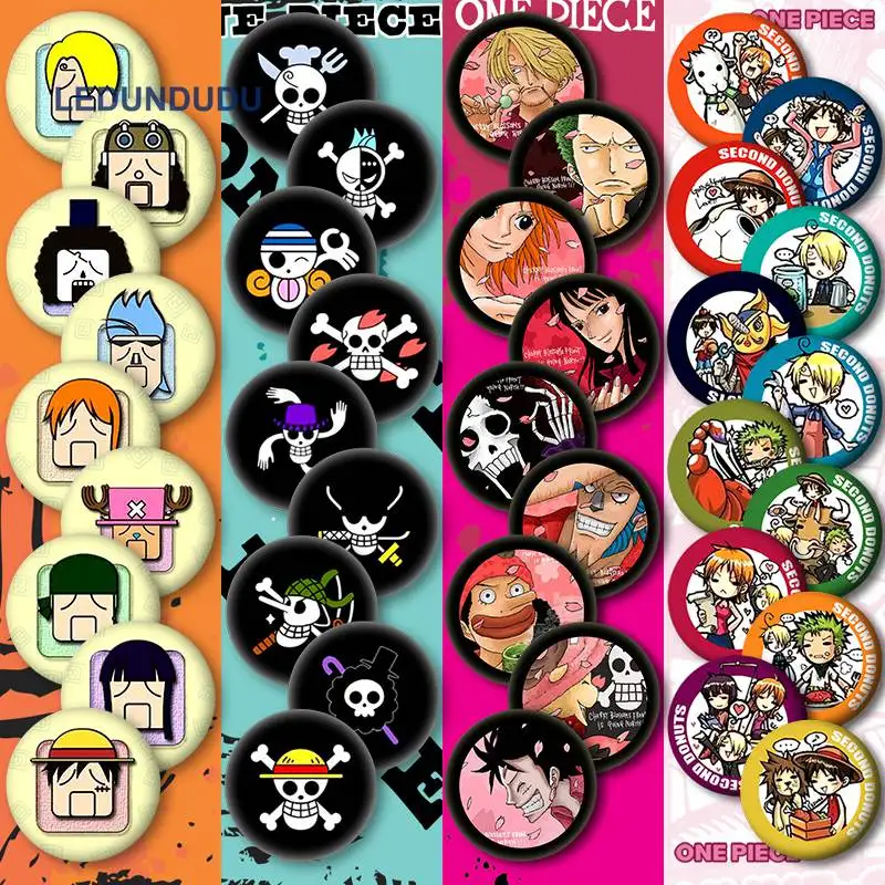 Аниме One Piece Cosplay Luffy значки Kuroko без корзины брошка мультфильм Pin КОЛЛЕКЦИИ для