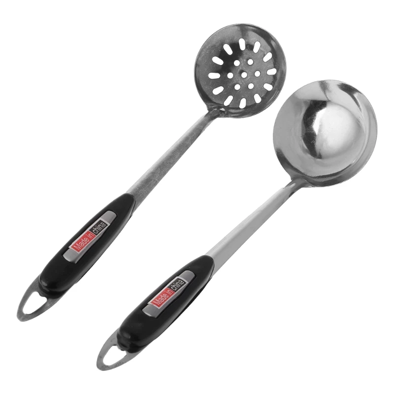 Кастрюля из нержавеющей стали ложка для супа дуршлаг фильтр совок кухонный