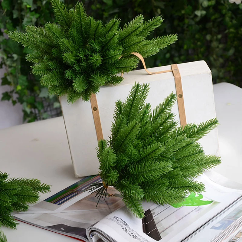 1 упаковка искусственные растения сосновые ветви|pine branches|fake plantsartificial flower wreath |