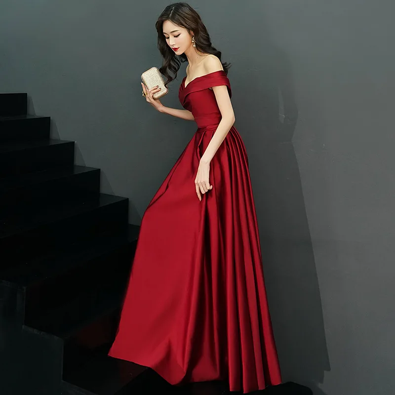 Китайское Восточное короткое вечернее платье Cheongsam с открытыми плечами