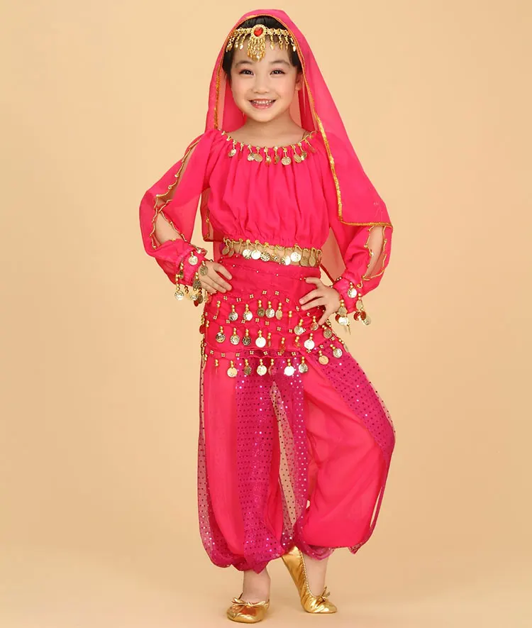 4 шт./комплект Детский костюм для девочек | Тематическая одежда и униформа