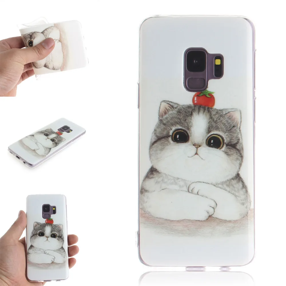 Раскладной Мягкий ТПУ чехол для Samsung Galaxy S8 S9 плюс A8 A7 A6 J4 J6 J8 2018 A530 A750 Note 9