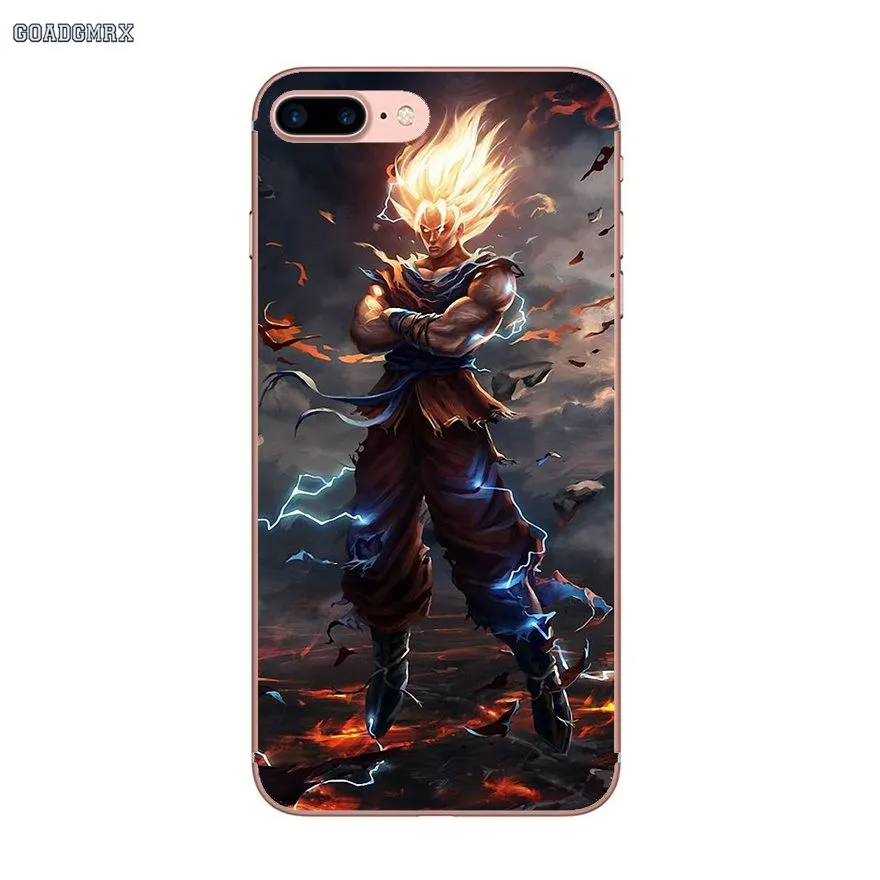 Dragon Ball Z Сон Гоку Мода для huawei P Smart G7 G8 P7 Коврики 10 P20 Pro P8 P9 P10 Lite Mini GR5 2017 прозрачный