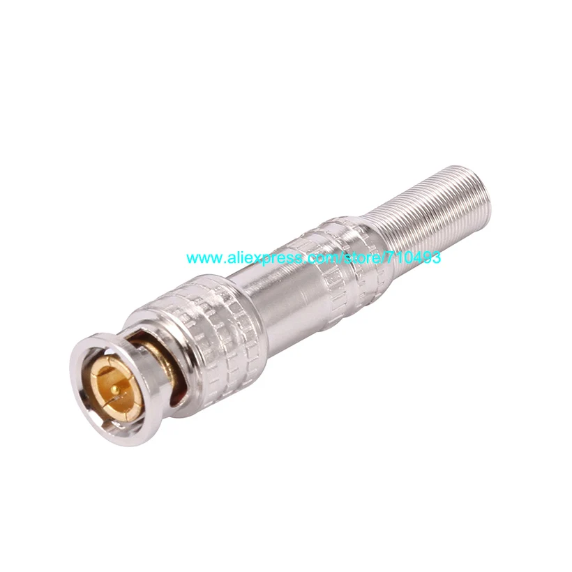 5 шт. разъем BNC мужской без пайки с винтовым штекером для связи с коаксиальным кабелем RG59, адаптер для видеокамеры CCTV и аксессуаров.