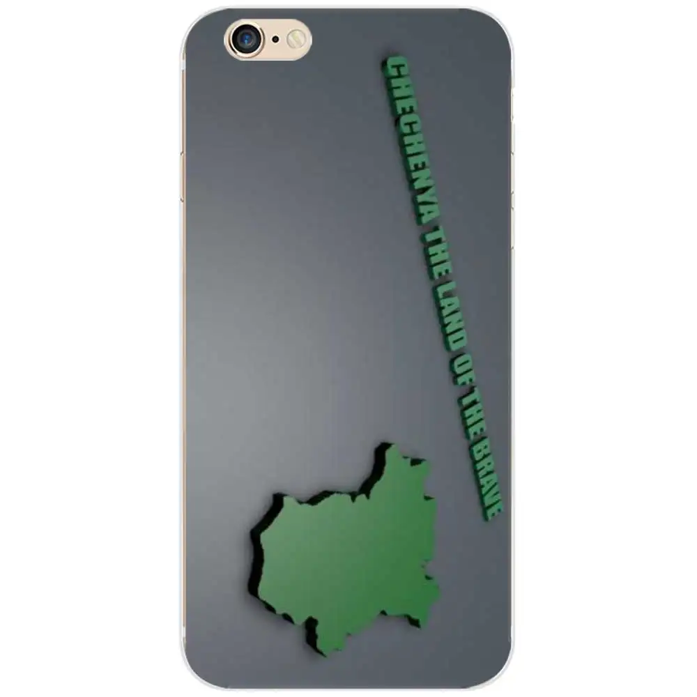 Чехлы из ТПУ для iPhone 6 7 8 S XR X Plus 11 Pro Max I Am From Chechen Wolf National Flag античная тема|Бамперы| |