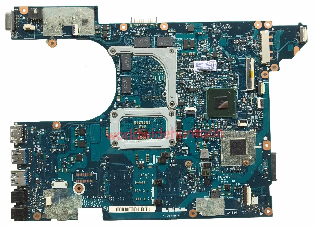 Стильная материнская плата для ноутбука Dell Vostro 3560 чипсет HM77 P/N CN 0RDH49 QCL00 LA 8241P 216