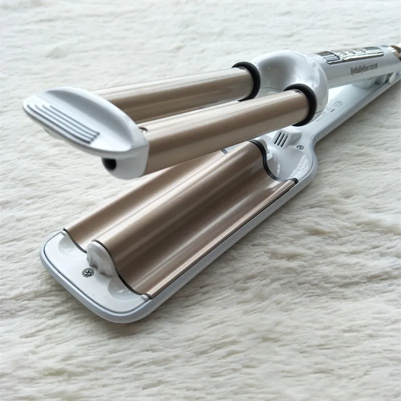 Новинка 2016 ролик в форме яйца с тремя трубками щипцы для завивки волос ЖК дисплей