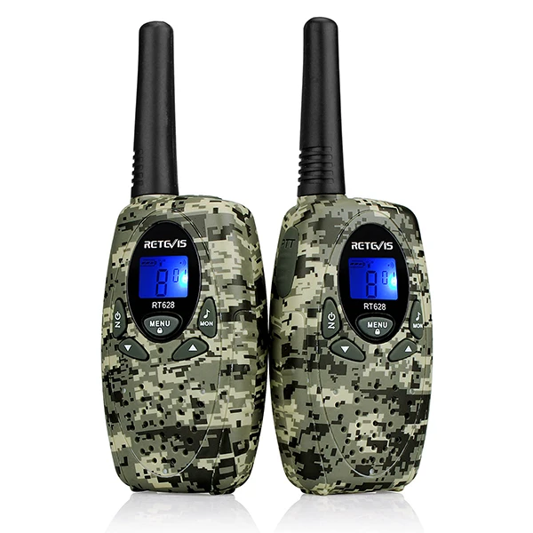 2 шт. RETEVIS RT628 Мини Портативная рация для детей радио 0,5 Вт PMR UHF частота, переносной радиоприемник, Портативная радиостанция, рождественский подарок