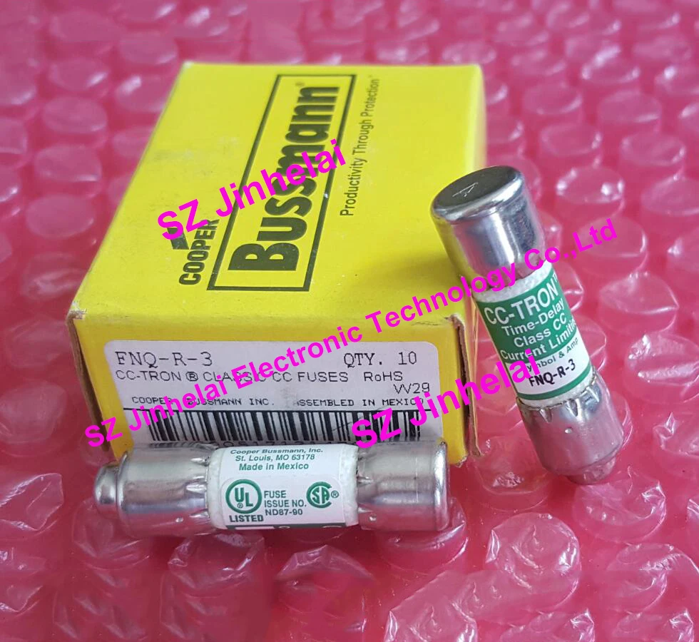 

100%New and original FNQ-R-3 CC-TRON Fuses 3A 600V