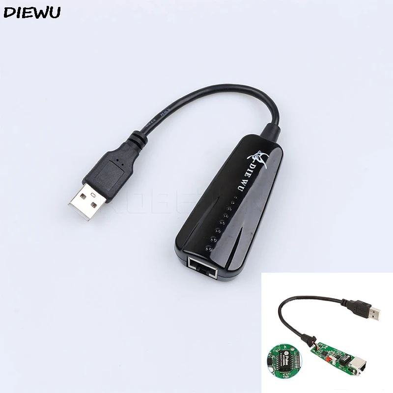 Сетевой адаптер kebidu Mini USB 2 0 для женской сетевой карты 10/100Mbp Windows notebook | Компьютеры