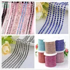 Новинка 1 млот ss6 2 мм плоские стразы высокой плотности пришивная цепочка на серебряной основе зажим стразы отделка своими руками декоративные аксессуары