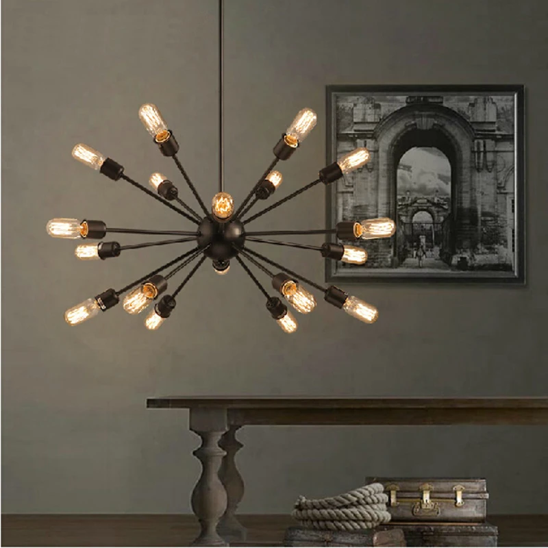 industrial Vintage pole pendant Lights retro luminaire suspendu for Dinning Room bar coffee lighting fixture Pendant Lamp | Потолочные