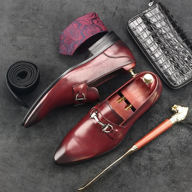 2017 Лидер продаж итальянские дизайнерские мужские повседневные туфли из