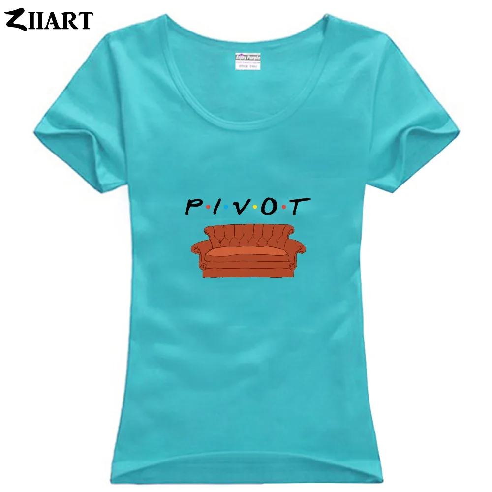 P.i.v.o.t. PIVOT SOFA friends одежда для пары женский o образный вырез хлопковая футболка с