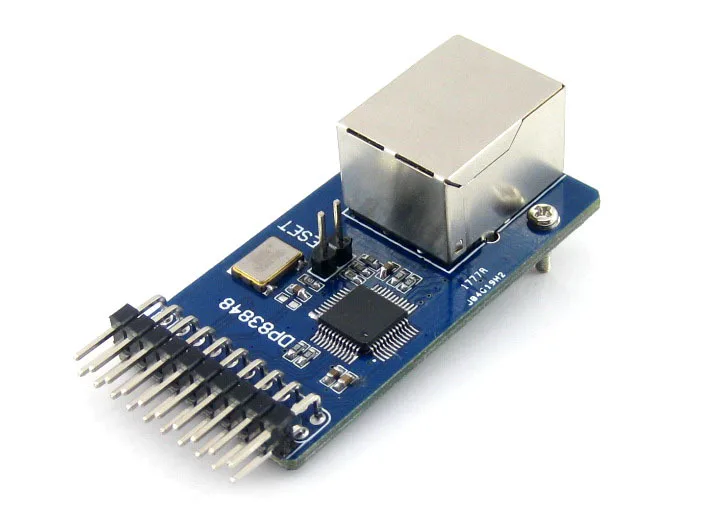 10pcs/lot Waveshare DP83848 Ethernet Board Module 10/100 Mb/s Physical Layer Transceiver Control Web Server | Компьютеры и офис