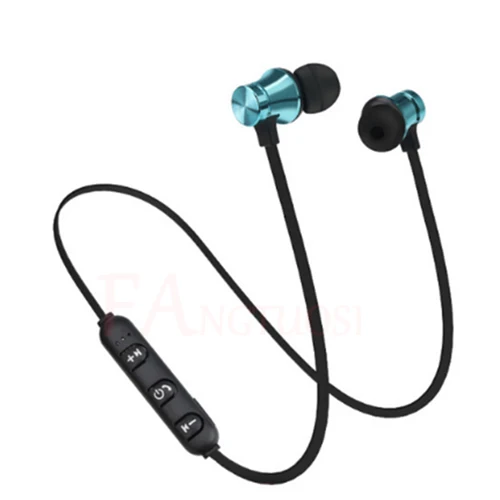 blue FANGTUOSI, беспроводные bluetooth наушники, Спортивная гарнитура для Xiaomi iPhone 8 X, стерео наушники, наушники fone de ouvido с микрофоном - Цвет: blue