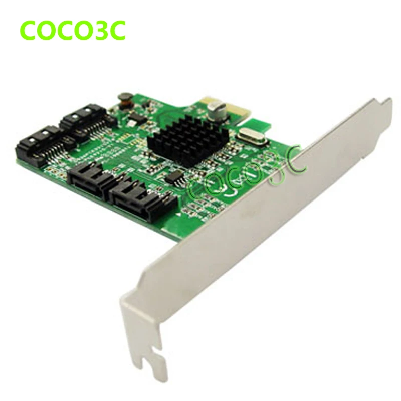 Набор микросхем Marvel 88SE9215 4 порта SATA 6G PCI Express плата контроллера e к III 3 0