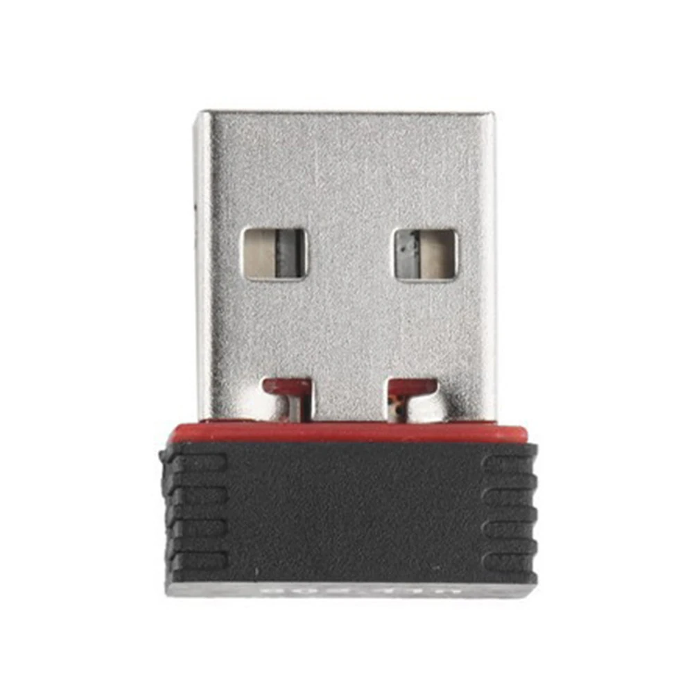 Фото USB Nano мини беспроводной Wifi адаптер ключ приемник сетевой LAN карты ПК 150 Мбит/с 2 0