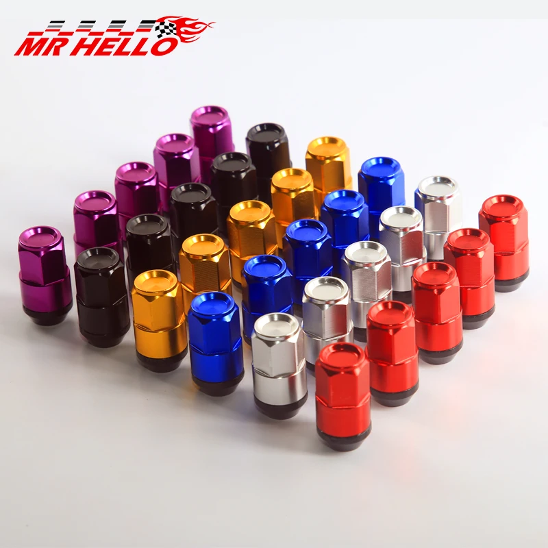 Новый продукт 20 шт. в комплекте M12X1.5 и M12X1.25 расширенные 41 мм алюминиевые железные