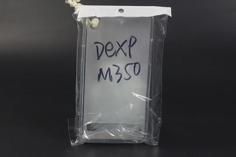 Чехол для DEXP IXION M350 силиконовый прозрачный мягкий ТПУ чехол накладка M350/MS350 ROCK & PLUS