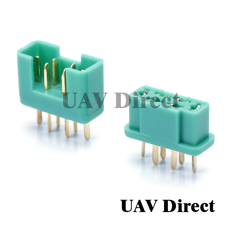 Оптовые 24K позолоченные 6 Pin MPX мужской разъем RC Aeromodelling поле аксессуары Запчасти