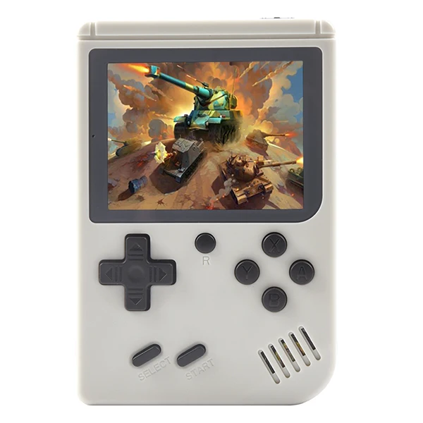 white Coolbaby RS-6 Ретро портативная мини портативная игровая консоль 8 бит 3,0 дюймов цветной ЖК-дисплей Детский Цветной игровой плеер Встроенные игры 168 - Цвет: white