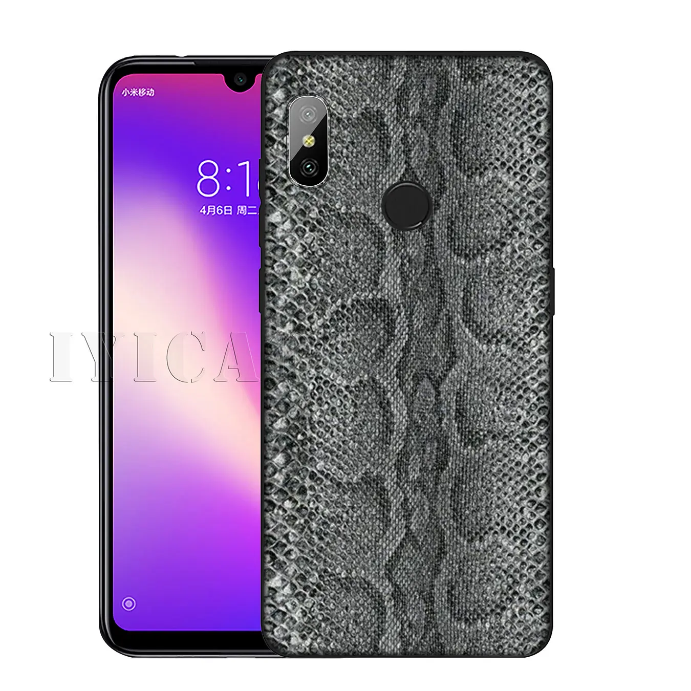 IYICAO Snake Skin DIY Leopard Drawing Soft Silicone Case for Xiaomi Redmi K30 K20 8A 7A 6A 5A S2 GO Note 8 8T 7 5 6 Pro |