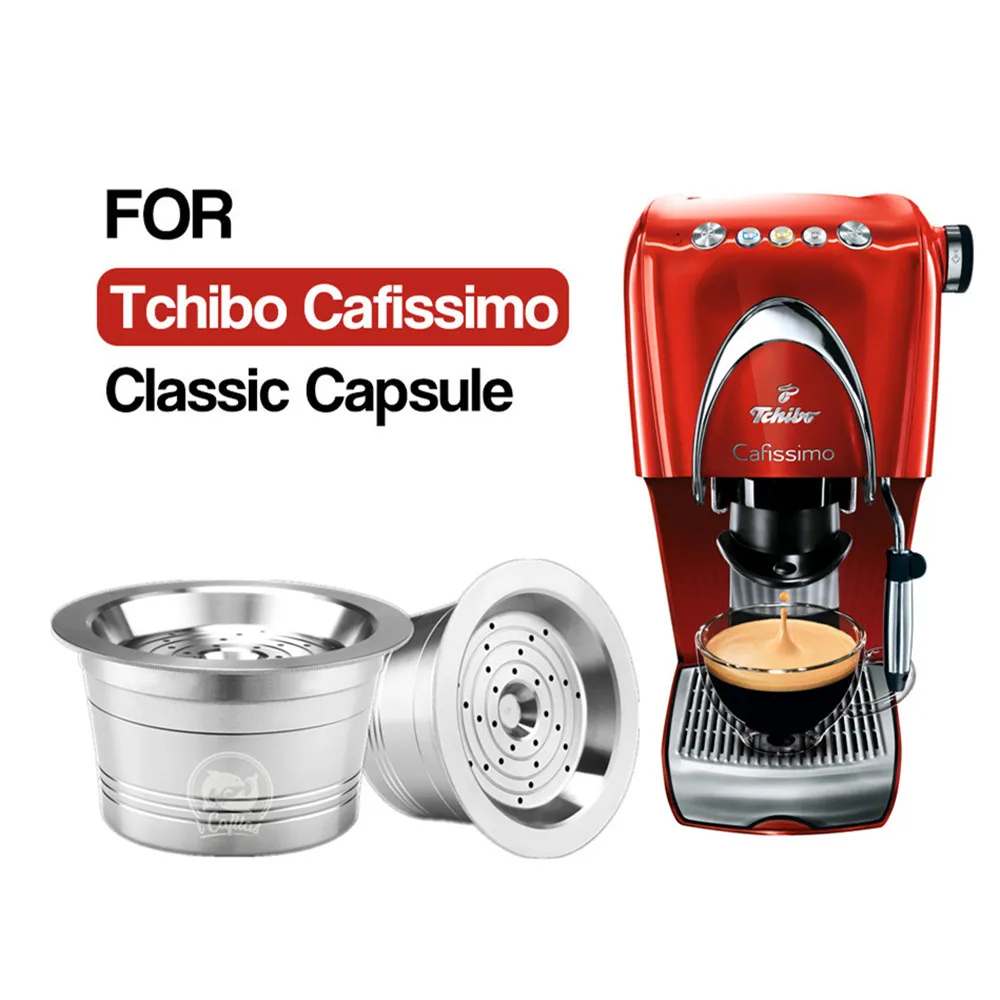 Многоразовые кофейные капсулы для Tchibo Cafissimo Classic For Caffitaly K fee из нержавеющей стали